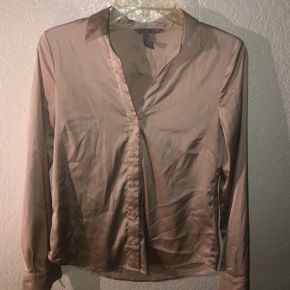 H&M satin blouse